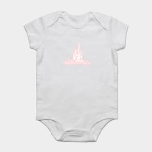 Happily Ever After Magic Castle Millennial Pink Baby Bodysuit